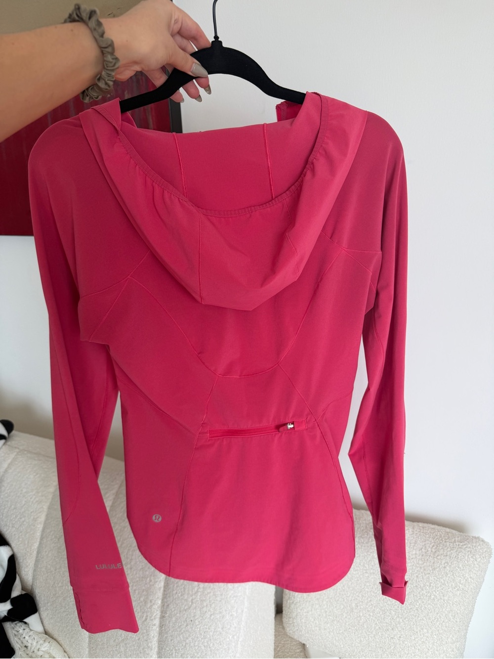 lululemon athletica Deep Pink Hooded Performance Pullover